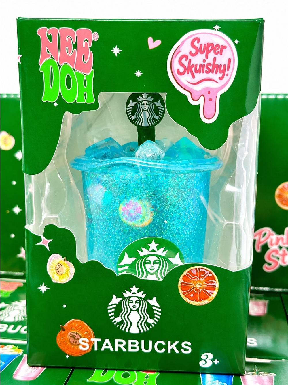 Blue Drink Refresher Starbucks Sugar Squishy Cup Squeezy Toy
